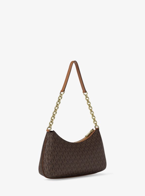Michael Kors Nolita Medium Signature Logo Chain Pochette