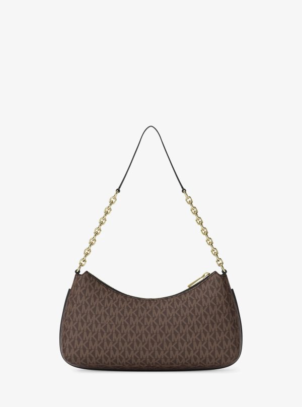 Michael Kors Nolita Medium Signature Logo Chain Pochette