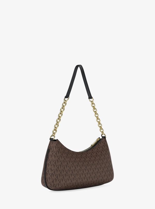 Michael Kors Nolita Medium Signature Logo Chain Pochette