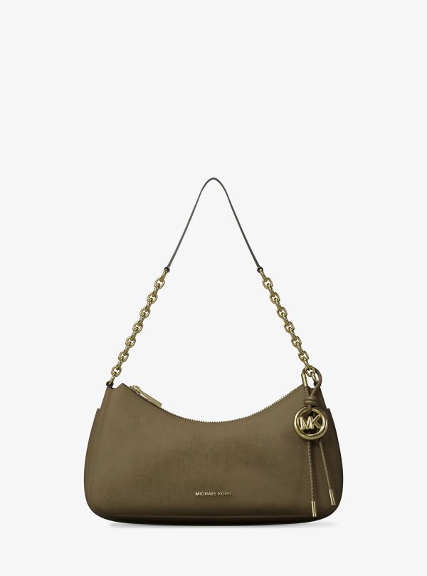 Michael Kors Nolita Medium Nubuck Chain Pochette
