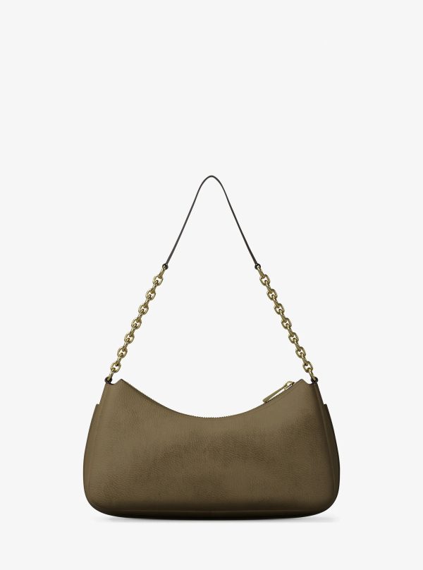 Michael Kors Nolita Medium Nubuck Chain Pochette