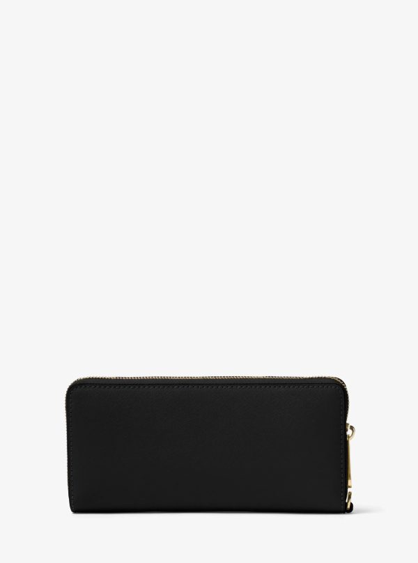 Michael Kors Leather Continental Wristlet