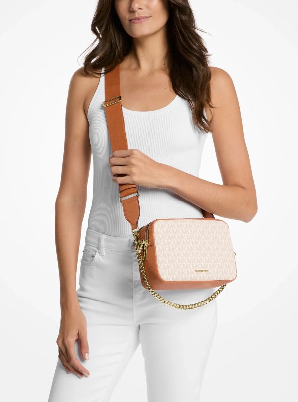 Michael Kors Bryant Medium Signature Logo Camera Crossbody Bag