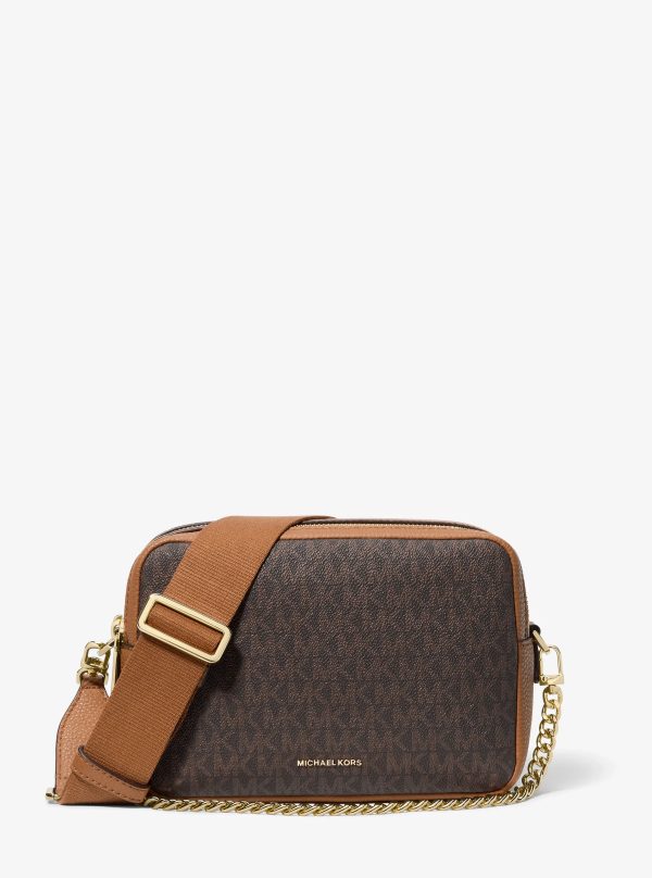 Michael Kors Bryant Medium Signature Logo Camera Crossbody Bag