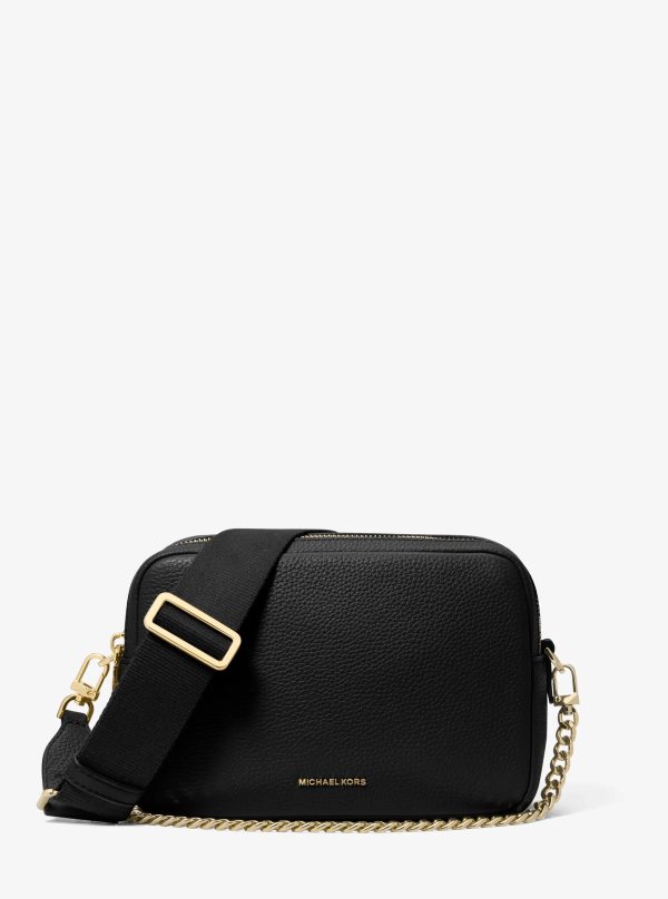 Michael Kors Bryant Medium Pebbled Leather Camera Crossbody Bag