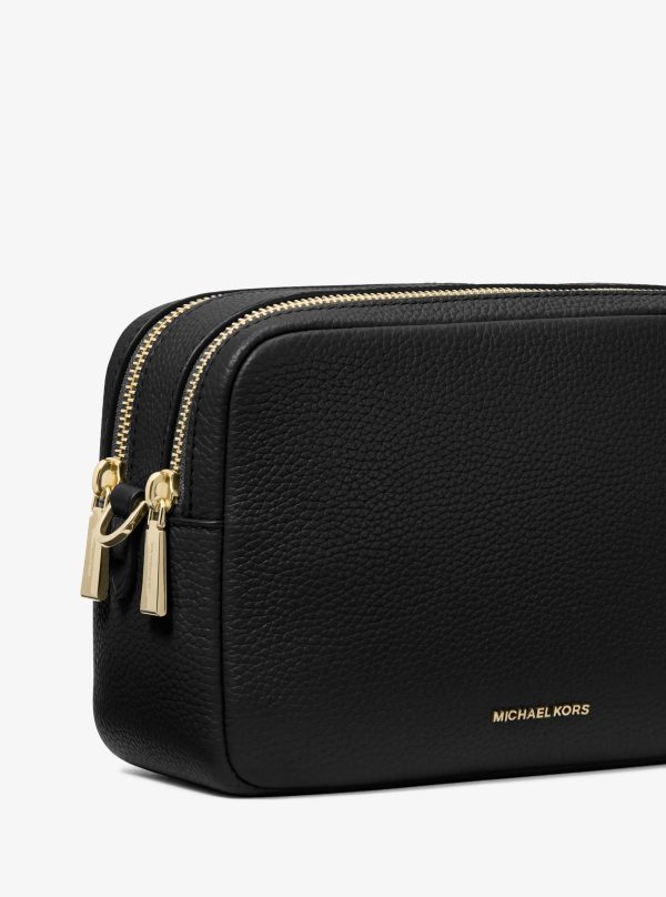 Michael Kors Bryant Medium Pebbled Leather Camera Crossbody Bag