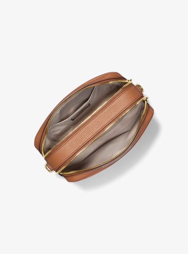 Michael Kors Bryant Medium Pebbled Leather Camera Crossbody Bag
