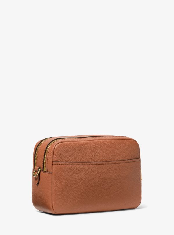 Michael Kors Bryant Medium Pebbled Leather Camera Crossbody Bag