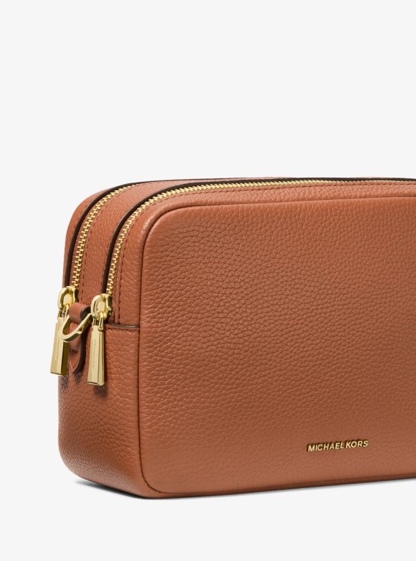 Michael Kors Bryant Medium Pebbled Leather Camera Crossbody Bag