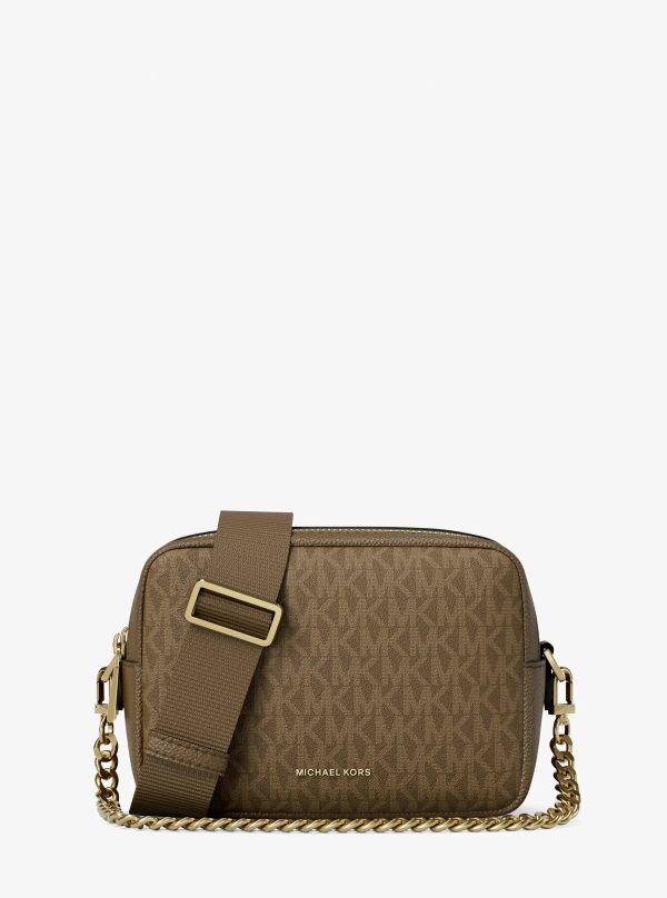 Michael Kors Bryant Medium Signature Logo Camera Crossbody Bag