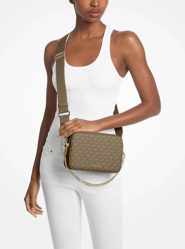 Michael Kors Bryant Medium Signature Logo Camera Crossbody Bag