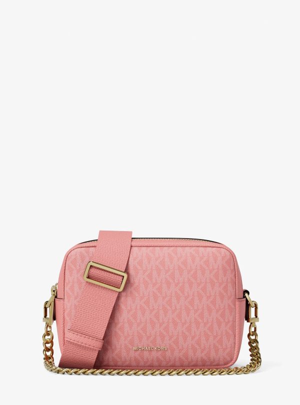 Michael Kors Bryant Medium Signature Logo Camera Crossbody Bag