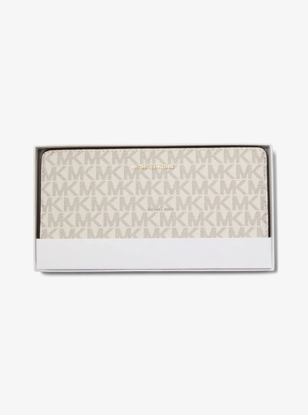 Michael Kors Bryant Large Signature Logo Snap-Front Wallet