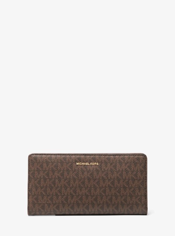 Michael Kors Bryant Large Signature Logo Snap-Front Wallet