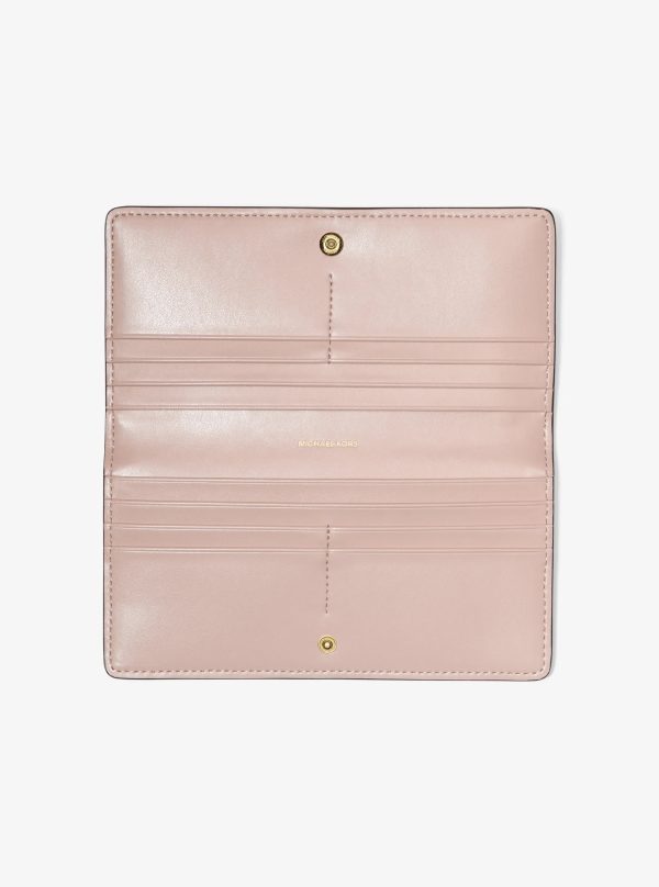 Michael Kors Bryant Large Pebbled Leather Snap-Front Wallet