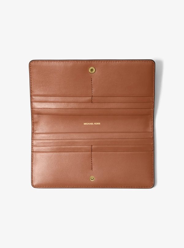 Michael Kors Bryant Large Pebbled Leather Snap-Front Wallet