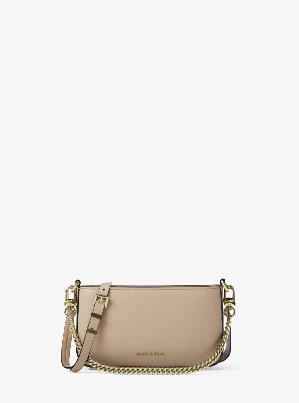 Michael Kors Bryant Small Pebbled Leather Convertible Pochette