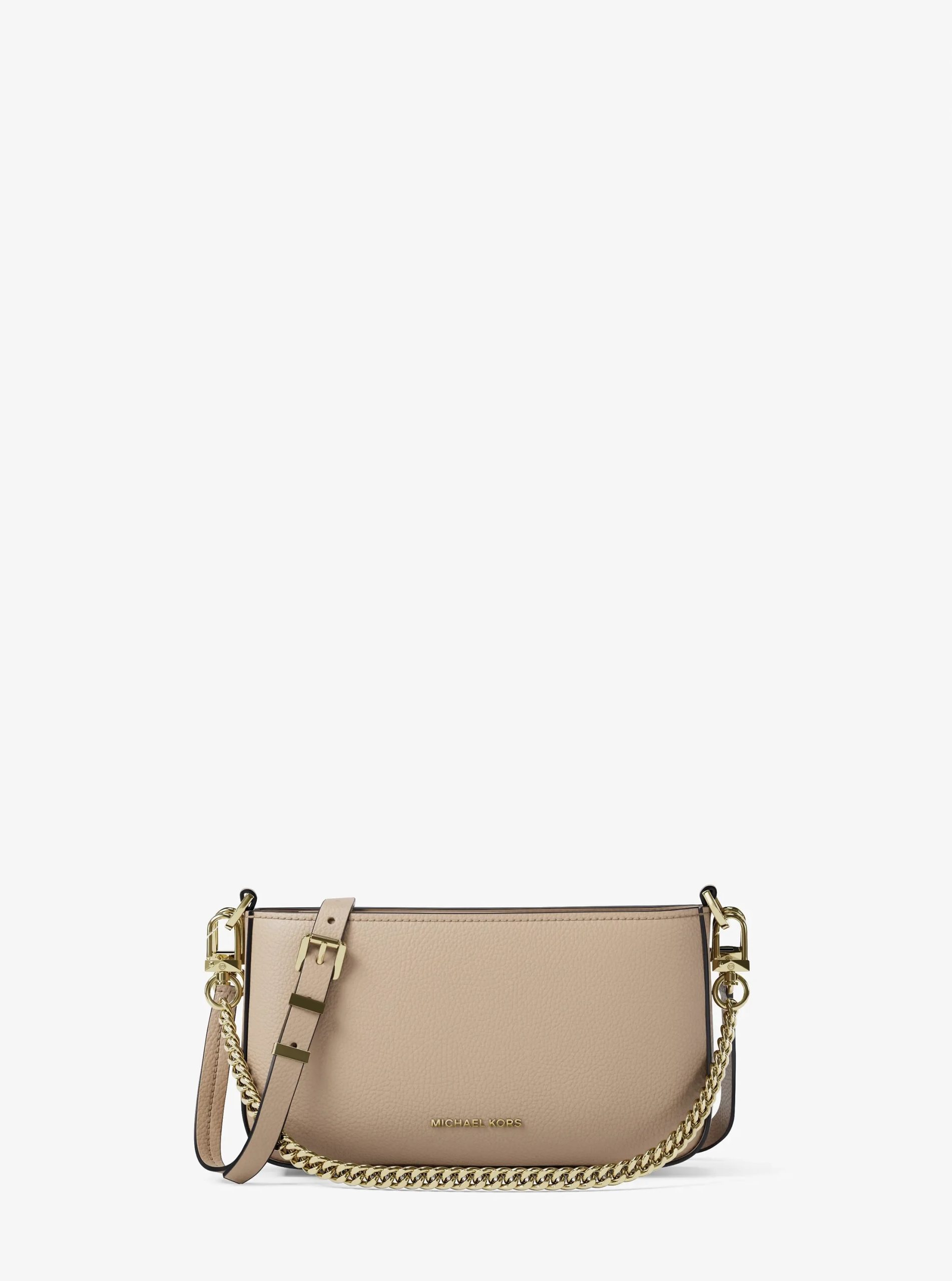 Michael Kors Bryant Small Pebbled Leather Convertible Pochette