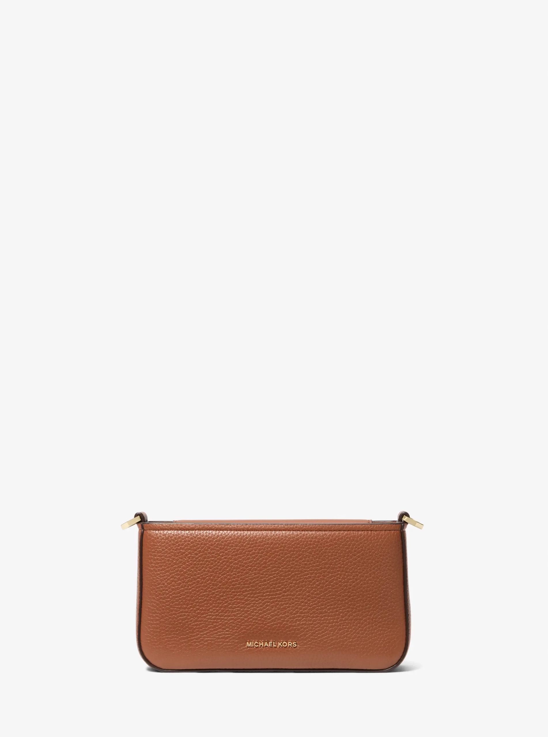 Michael Kors Bryant Small Pebbled Leather Convertible Pochette - Image 17
