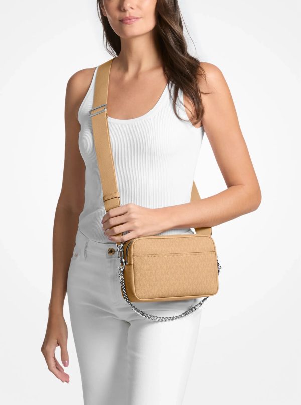 Michael Kors Bryant Medium Signature Logo Camera Crossbody Bag