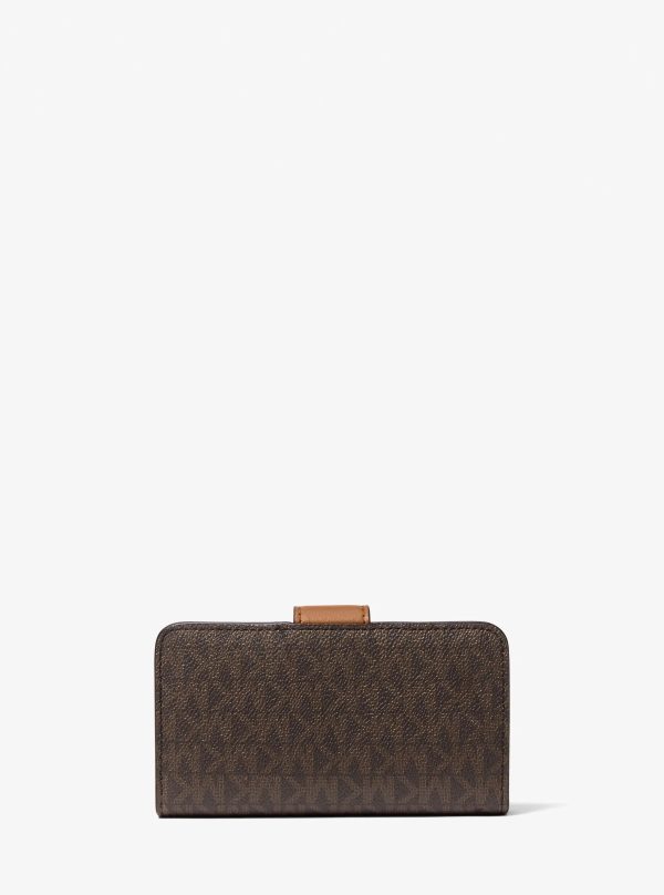 Michael Kors MK Pop Charm Medium Signature Logo Wallet