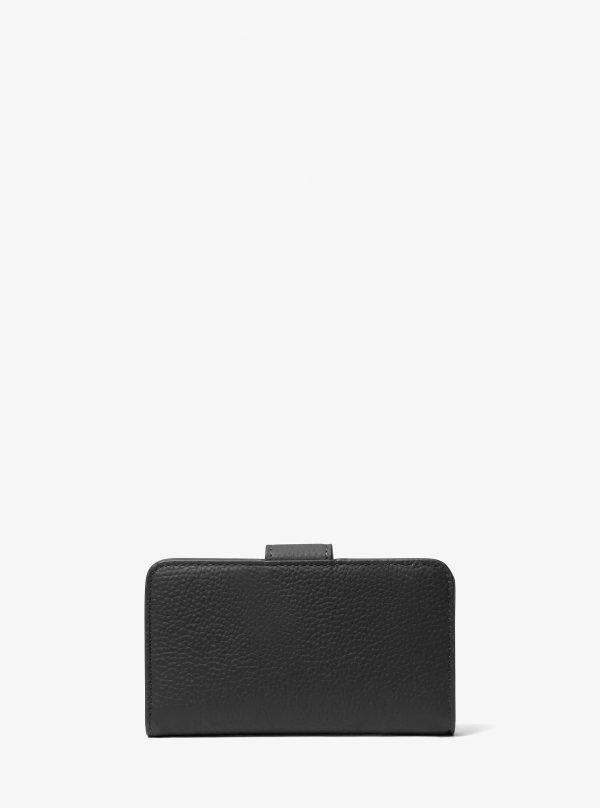 Michael Kors MK Pop Charm Medium Pebbled Leather Wallet