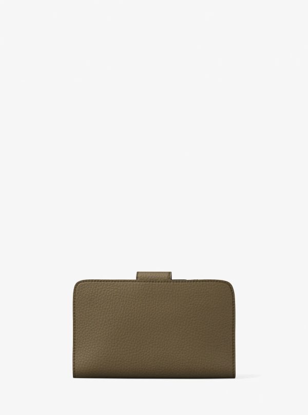 Michael Kors MK Pop Charm Medium Pebbled Leather Wallet