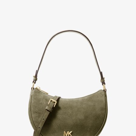 Michael Kors Kyla Small Suede Convertible Pochette