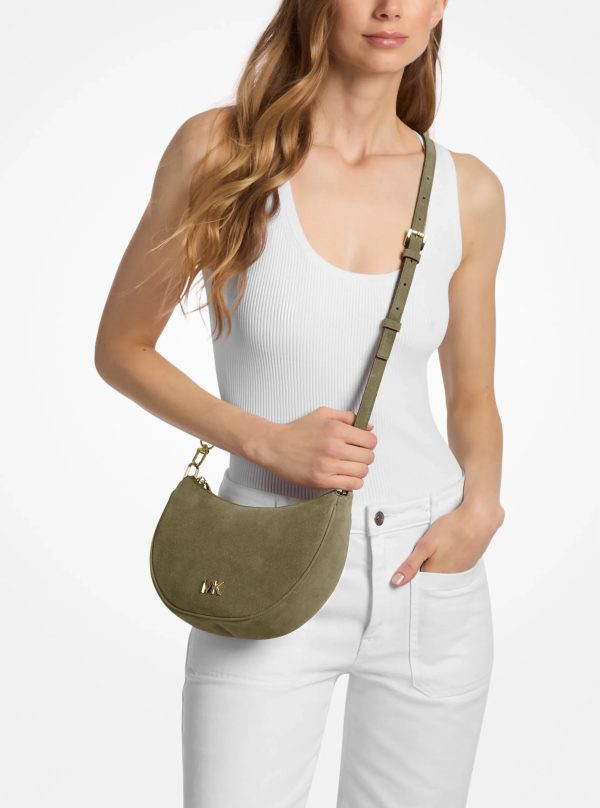 Michael Kors Kyla Small Suede Convertible Pochette