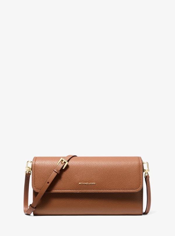 Michael Kors Jet Set Small Pebbled Leather Smartphone Crossbody Bag