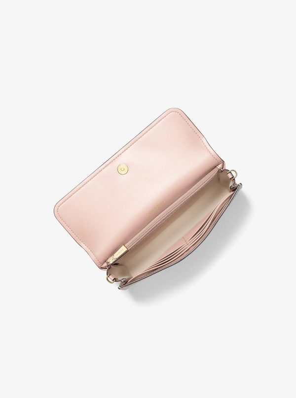 Michael Kors Jet Set Small Signature Logo Smartphone Crossbody Bag
