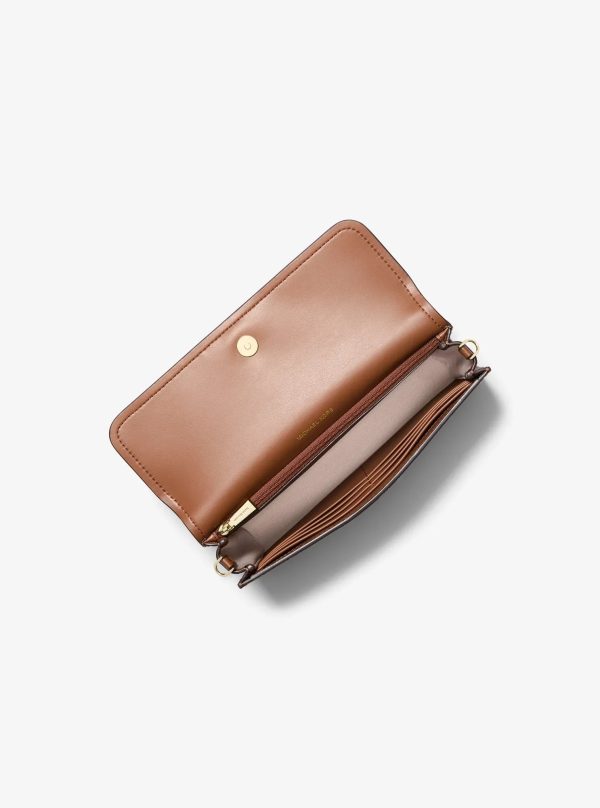 Michael Kors Jet Set Small Signature Logo Smartphone Crossbody Bag