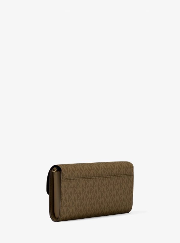 Michael Kors Jet Set Small Signature Logo Convertible Crossbody Bag