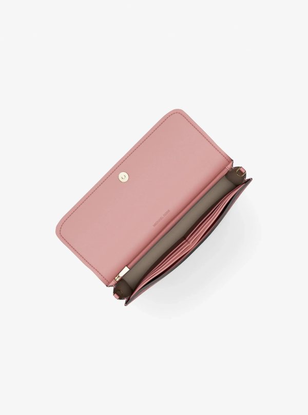 Michael Kors Jet Set Small Signature Logo Convertible Crossbody Bag