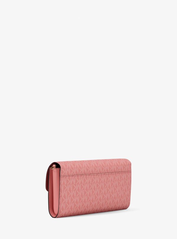 Michael Kors Jet Set Small Signature Logo Convertible Crossbody Bag