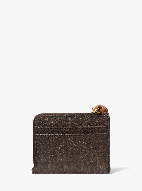 Michael Kors Jet Set Small Signature Logo Card Case Wristlet