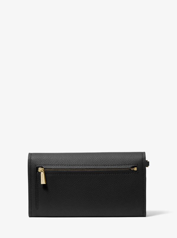 Michael Kors Jet Set Medium Pebbled Leather Smartphone Wristlet