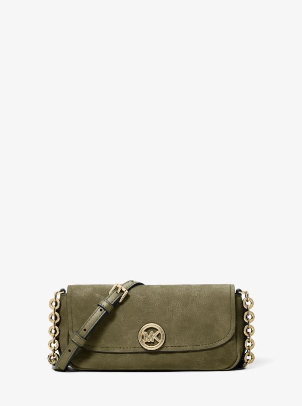 Michael Kors Nolita Small Nubuck Crossbody Bag
