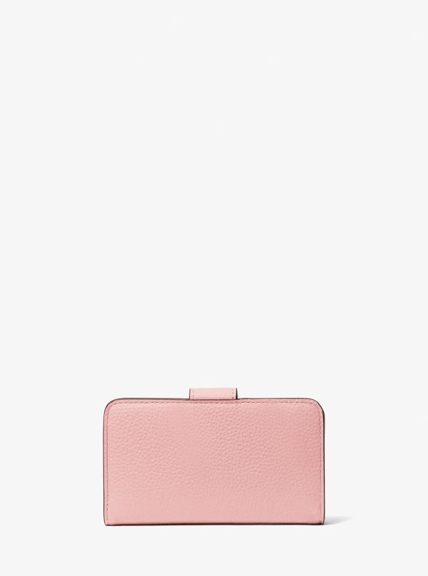 Michael Kors MK Pop Charm Medium Pebbled Leather Wallet
