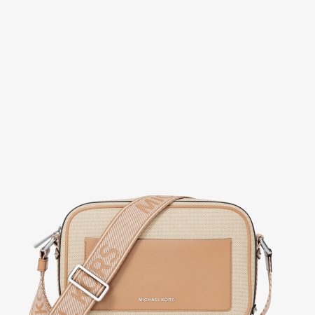 Michael Kors Maeve Large Canvas Crossbody Bag