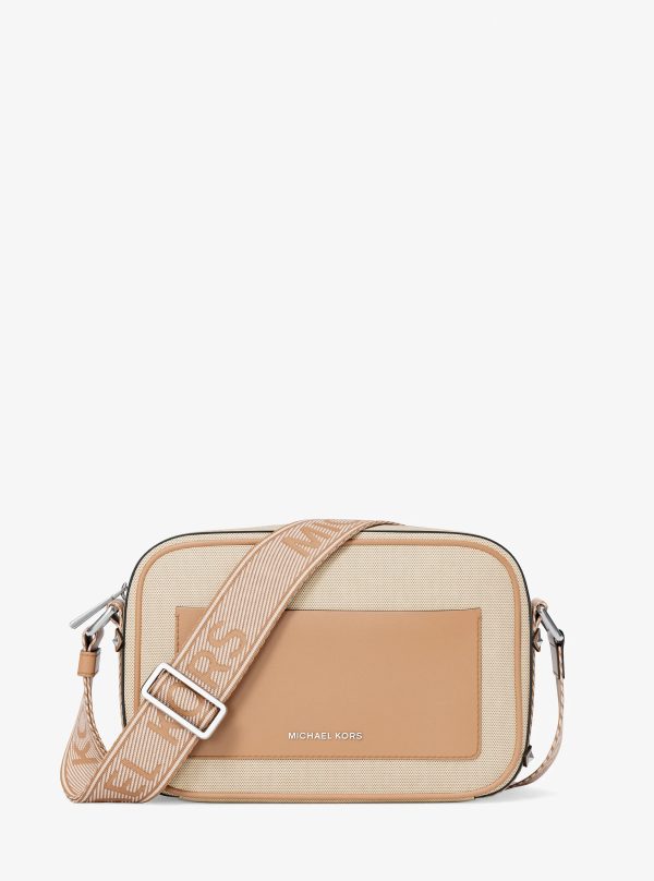 Michael Kors Maeve Large Canvas Crossbody Bag