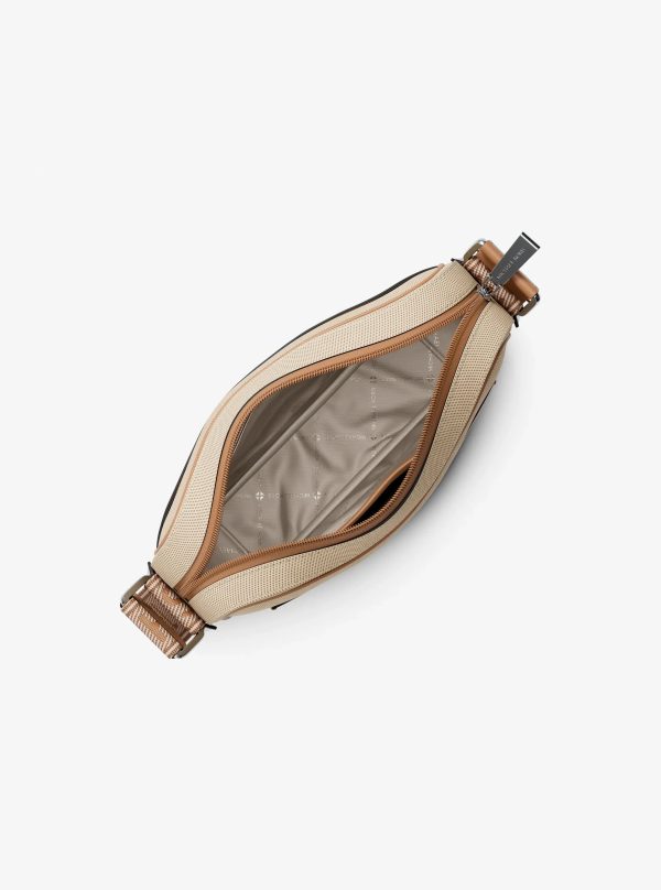 Michael Kors Maeve Large Canvas Crossbody Bag