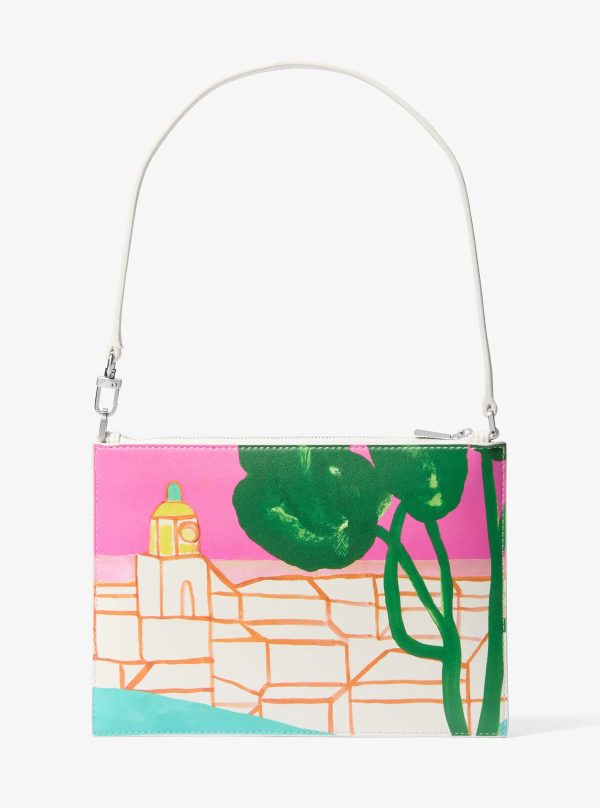 Michael Kors X Christina Zimpel Jet Set Extra-Large Convertible Wristlet
