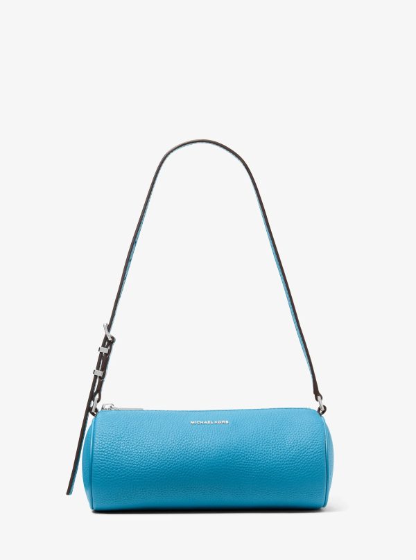 Michael Kors Izzy Small Pebbled Leather Barrel Pochette
