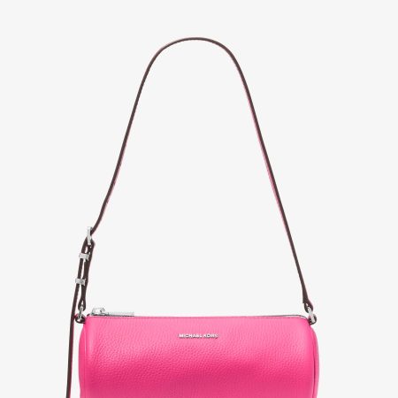Michael Kors Izzy Small Pebbled Leather Barrel Pochette