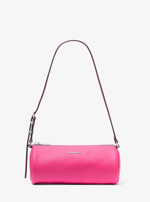 Michael Kors Izzy Small Pebbled Leather Barrel Pochette