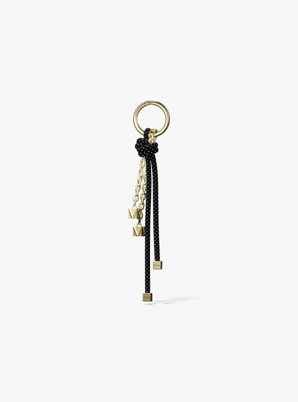 Michael Kors Gold-Tone and Speckled Cord Bag Charm