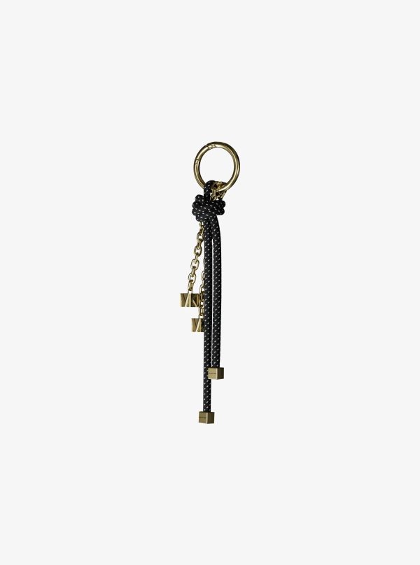 Michael Kors Gold-Tone and Speckled Cord Bag Charm