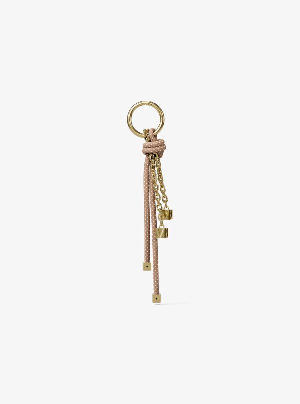 Michael Kors Gold-Tone and Speckled Cord Bag Charm