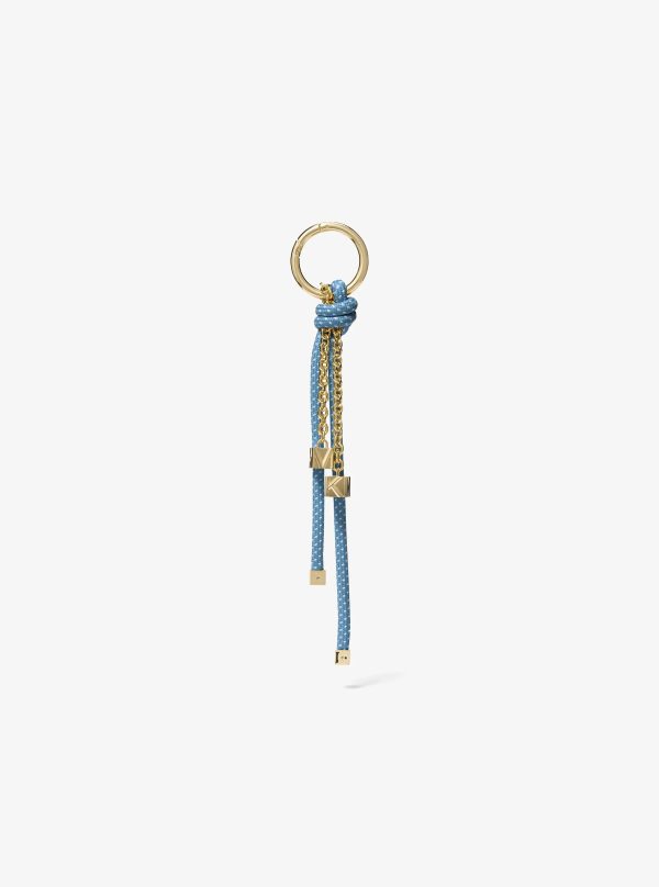 Michael Kors Gold-Tone and Speckled Cord Bag Charm